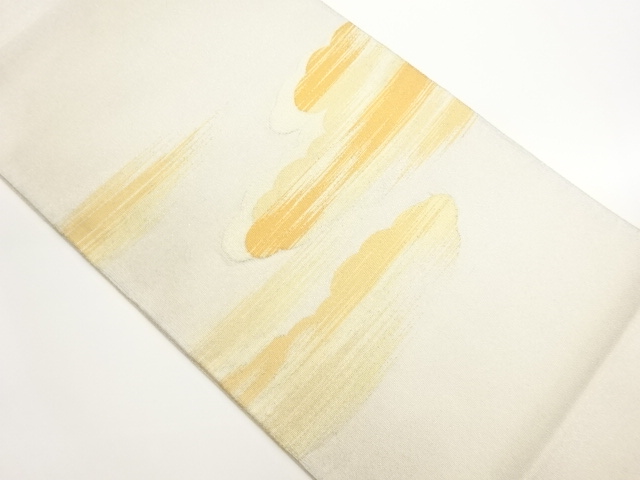 綴れ雲に霞模様織出し袋帯